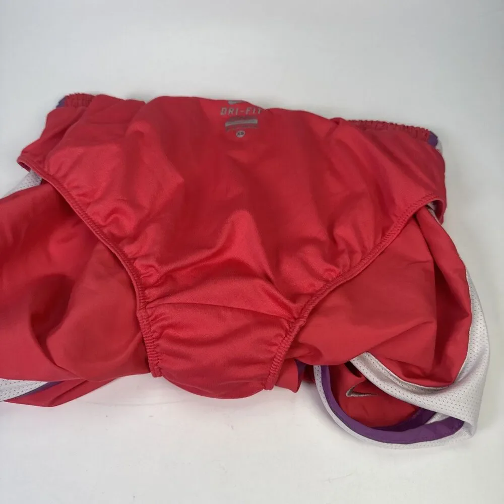 Nike Dri-FIT Tempo Running Shorts Women’s XS Pink Coral Purple Athletic